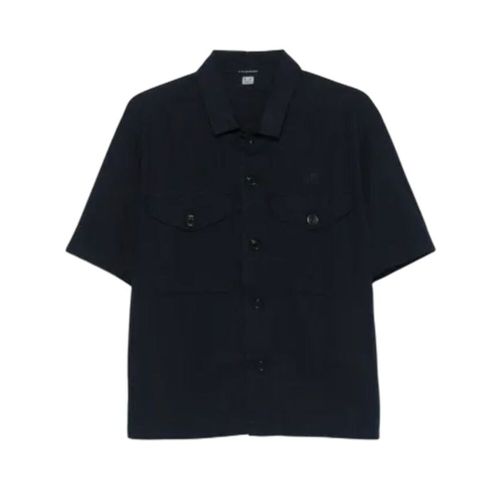 C.P. Company Unisex Adult Solid Regular Shirt / Eclipse Blue